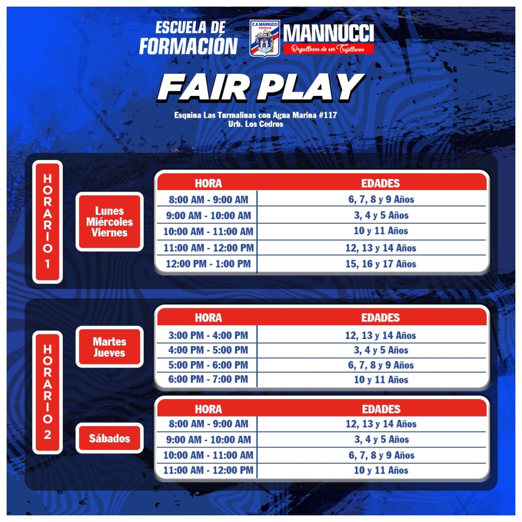 Vacaciones útiles en la Escuela de Fútbol para niños y niñas de 3 a 17. Sede Fair Play en la Urbanización Los Cedros.